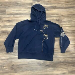 Little Moon Dark Blue Hoodie